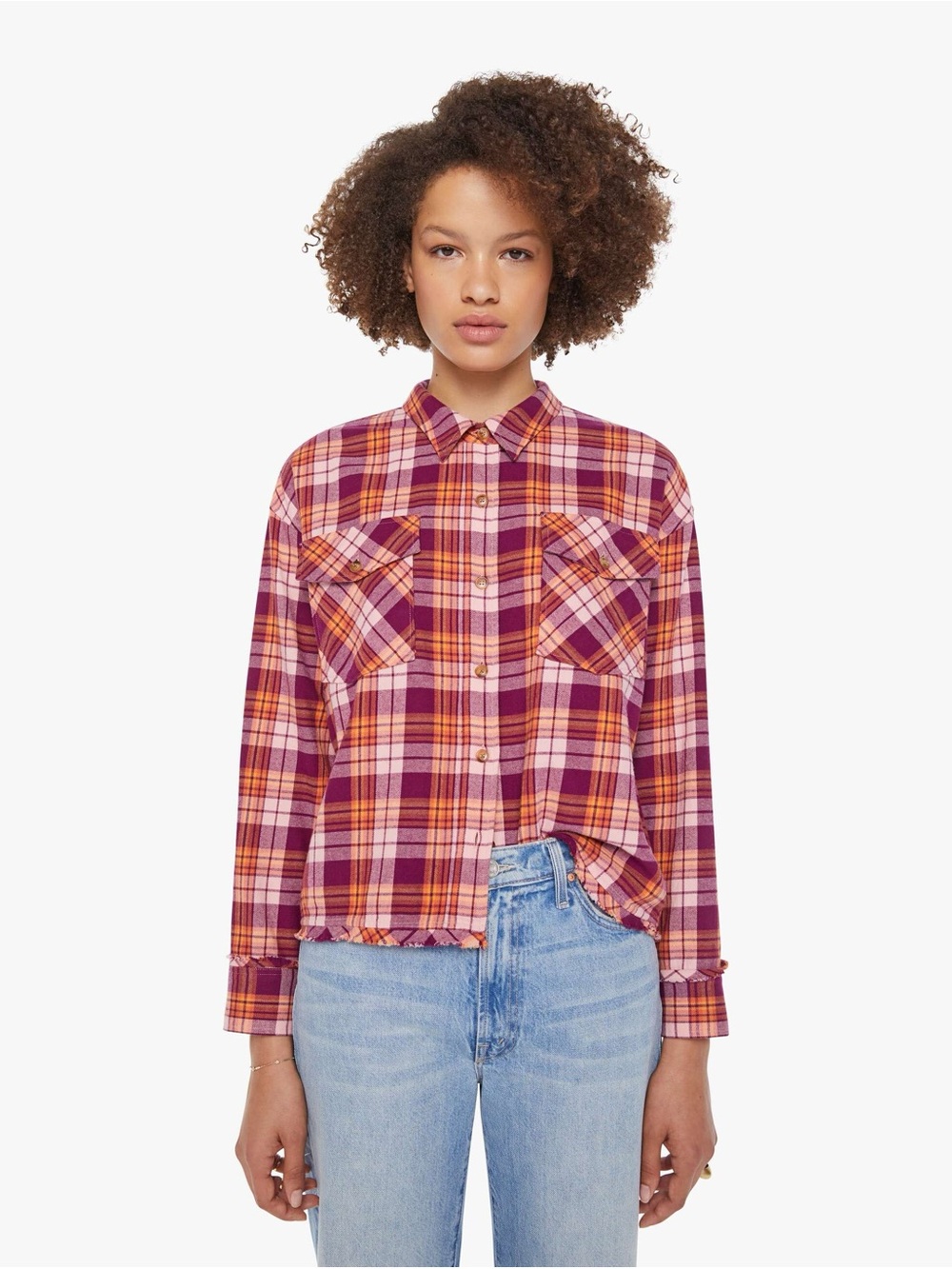 XiRENA Ian Plaid Shirt Size Small
